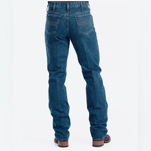 Cinch | Men’s Silver Label Mid Rise Slim Fit Straight Leg Jeans